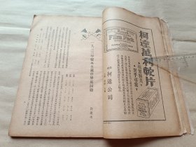 东方杂志 第三十一卷第二号〖附东方画报〗【民国23年初版缺封面及内有一页破损：书品请看图】