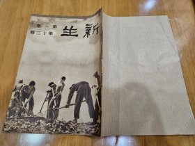 新生周刊 第一卷第十三期〔民国23年：书品请看图〕