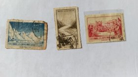 1956年特14----康藏青藏公路-----全套信销票----（3-2）为戳票