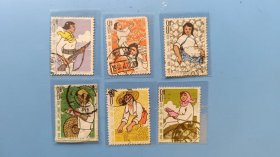 特64【人民公社女社员 】【信销套票，1964年，全套6枚】