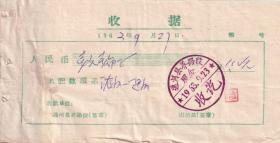 交通专题----1963年黑龙江省通河县养路段,养路费收据927