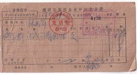 1970年黑龙江省通河县皮革社革命委员会, 白线白捎配坐发票8