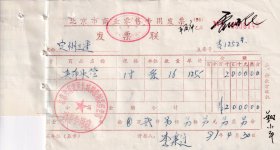 1997年北京市宣武区长城橡胶制品经营部,夹布水管发票143