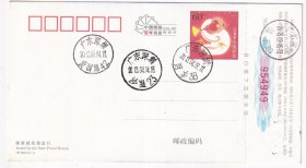 2013年深圳市,猴图邮资片,加盖49日戳对应49顺序号