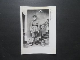 【银盐老照片】北伐战争时期的刘伯承 尺寸：15.3厘米*11.3厘米