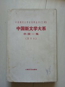 中国新文学大系 小说一集