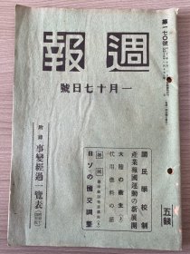 【 週报 】【周报】 1940年 第170号 【 中国一般卫生概况 赤痢 驱虱作业（图） 种痘（济宁） 肺结核 】新闻宣传页 32开 M41202-2