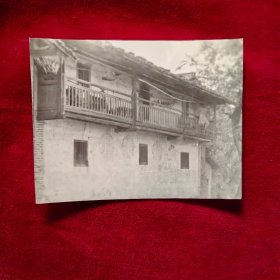 老照片：1932年至1933年毛泽民住过的旧居《白鹅洗砂厂》龙焕奇摄1986年