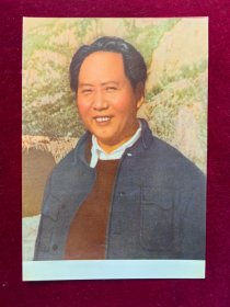 32开宣传画：毛主席在延安像1