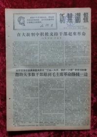 老报纸：新芜湖报第78号1967年4月19日