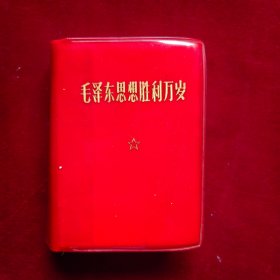 毛泽东思想胜利万岁（红塑料皮）8