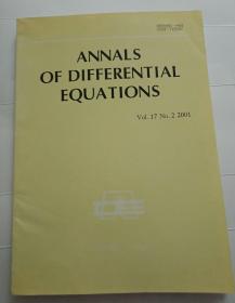 微分方程年刊2001年第2期（英文版）