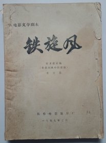 电影文学剧本：铁旋风（征求意见稿）