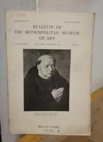 1938年《大都会艺术博物馆公报》（BULLETIN OF THE METROPOLITAN MUSEUM OF ART （Number 2）