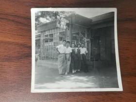 民国时期香港九广铁路火车站台老照片一张