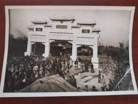 清末北京克林德碑历史事件老照片一张