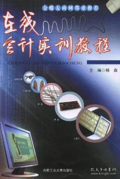 全新正版图书 在线会计实训教程杨森合肥工业大学出版社9787565004766 会计学教材