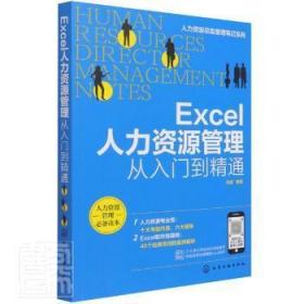 人力资源总监管理笔记系列--Excel人力资源管理：从入门到精通