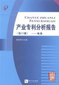 全新正版图书 电池-产业专利分析报告-(第23册)杨铁军知识产权出版社9787513026376 专利研究报告世界