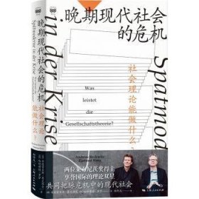 全新正版图书 晚期现代社会的危机安德雷亚斯·莱克维茨上海人民出版社9787208184145