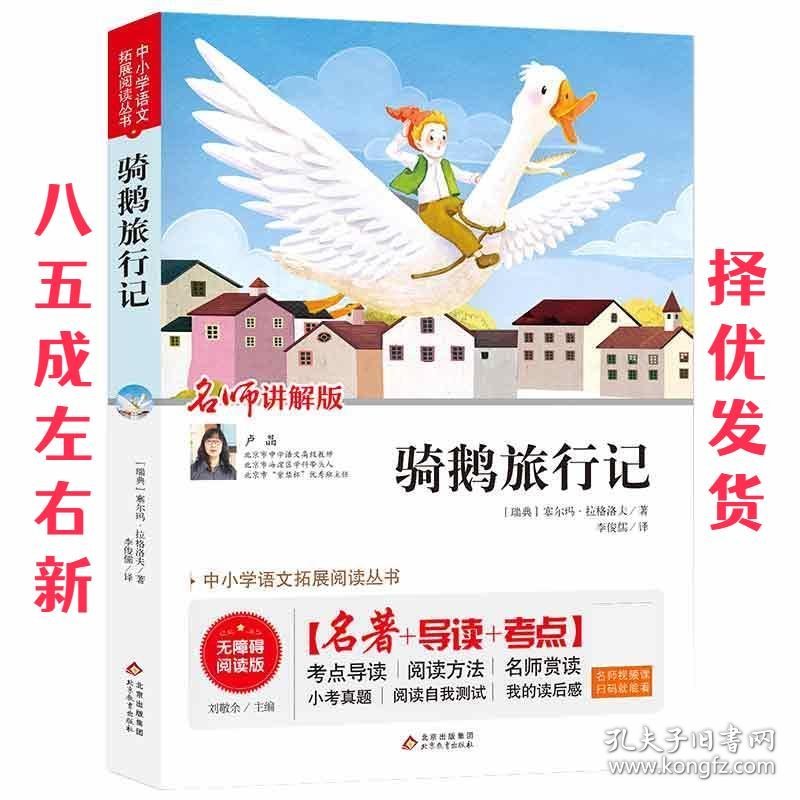 骑鹅旅行记  (瑞典)塞尔玛·拉格洛夫 北京教育出版社