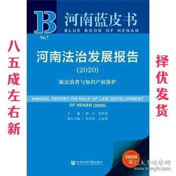 河南蓝皮书：河南法治发展报告（2020）