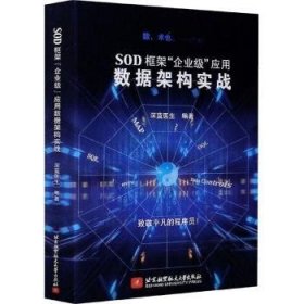 全新正版图书 SOD框架“企业级”应用数据架构实战深蓝医生北京航空航天大学出版社9787512432109