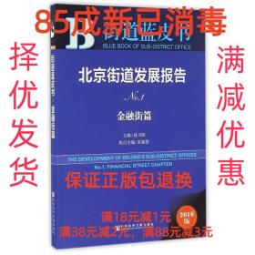 【85成左右新】北京街道发展报告 连玉明,朱颖慧 编社会科学文献