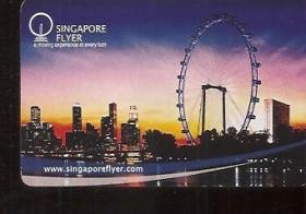 SINGAPORE FLYER.SINGAPORE FLIGHT ADULT 1枚.$29.50版