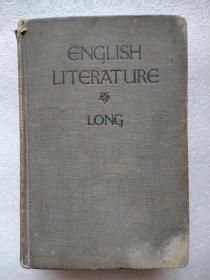 English Literature : Its History and its significance for the life of the English-Speaking World  英国文学  1909