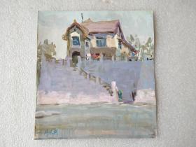 冯法祀 (1914--2009年）手绘水粉画 八十年代