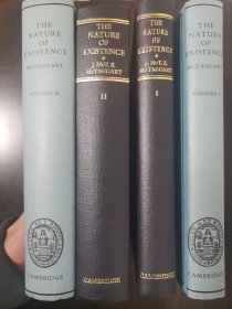 【私藏图书】The Nature of Existence vol. I、II 《存在的本质》一、二卷全；by J. M. E. McTaggart（1866—1922）【20世纪初殿堂级哲学大师J. M. E. 麦克塔格特经典代表作；原版精装】