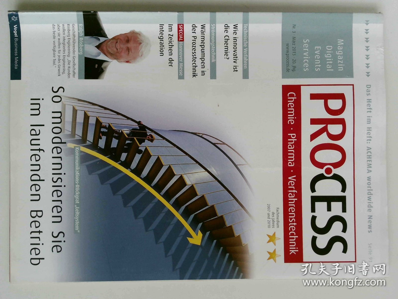 MAGAZIN DIGITAL EVENTS SERVICES PROCESS NR.3 2013/03 德语德文外文杂志 PRO.CESS