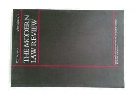 THE MODERN Law Review 现代法律评论 2013/09 法律学术原版期刊
