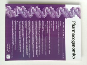 Pharmacogenomics (journal) 2014/05 VOL.15 NO.7 药物基因组学学术论文原版杂志