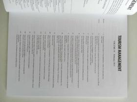 Tourism Management 2013/02  VOL.34  旅游管理学术论文原版外文杂志期刊