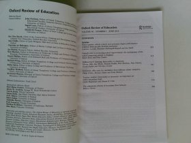 Oxford Review of Education (Journal) 06/2014 牛津教育评论