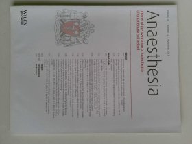 Anaesthesia (journal)  VOL.68 NO.12 12/2013 麻醉学医学学术期刊考研论文资料 外文杂志