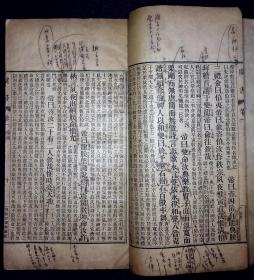 书经六卷【民国商务印书馆排印本。内有中文，日文批校。一厚册。大开本。】