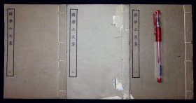 苏学士文集十六卷【民国上海涵芬楼影印清康熙刊本。3册全。惜为配本。第二册配竹纸本。】