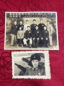 1954年华东区蔴干训练班三队毕业留念老照片〔杭州〕二张