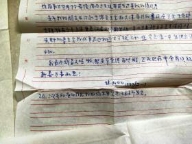 黄-慕-兰旧藏：著名诗人、林庚白妻子 林北丽 1996-1999年致黄-慕-兰（定慧）信札六通8页