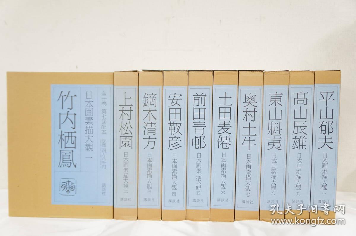 日本画素描大観 日本画素描大观 国内现书