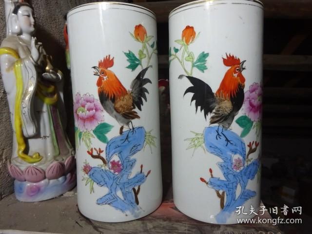 雄鸡帽筒[成对]