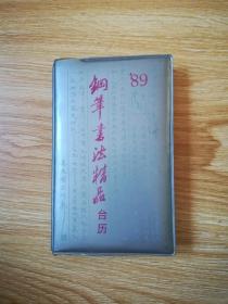 89年钢笔书法精品台历