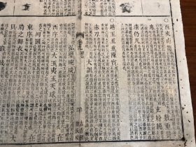 14“古香阁特色刻书”清代刻本《书经精华》残叶 一张 字体有特色 包老包真 版本独特 古书古籍老书旧书线装书旧纸老纸残叶残书标本可用作古籍版本留真谱 少见