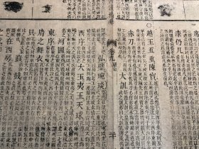 14“古香阁特色刻书”清代刻本《书经精华》残叶 一张 字体有特色 包老包真 版本独特 古书古籍老书旧书线装书旧纸老纸残叶残书标本可用作古籍版本留真谱 少见