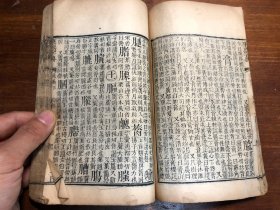 清代刻本《康熙字典》未集下 一册 汉文字典字汇