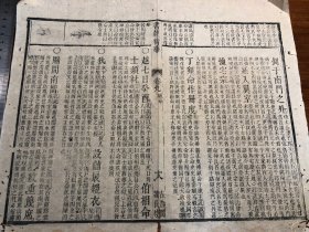 12“古香阁特色刻书”清代刻本《书经精华》残叶 一张 字体有特色 包老包真 版本独特 古书古籍老书旧书线装书旧纸老纸残叶残书标本可用作古籍版本留真谱 少见