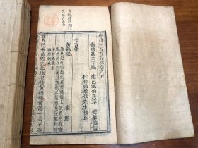 清代刻本《唐诗三百首注疏 》一夹 六册六卷全（唐诗三百首注释）唐诗合解笺注 少见